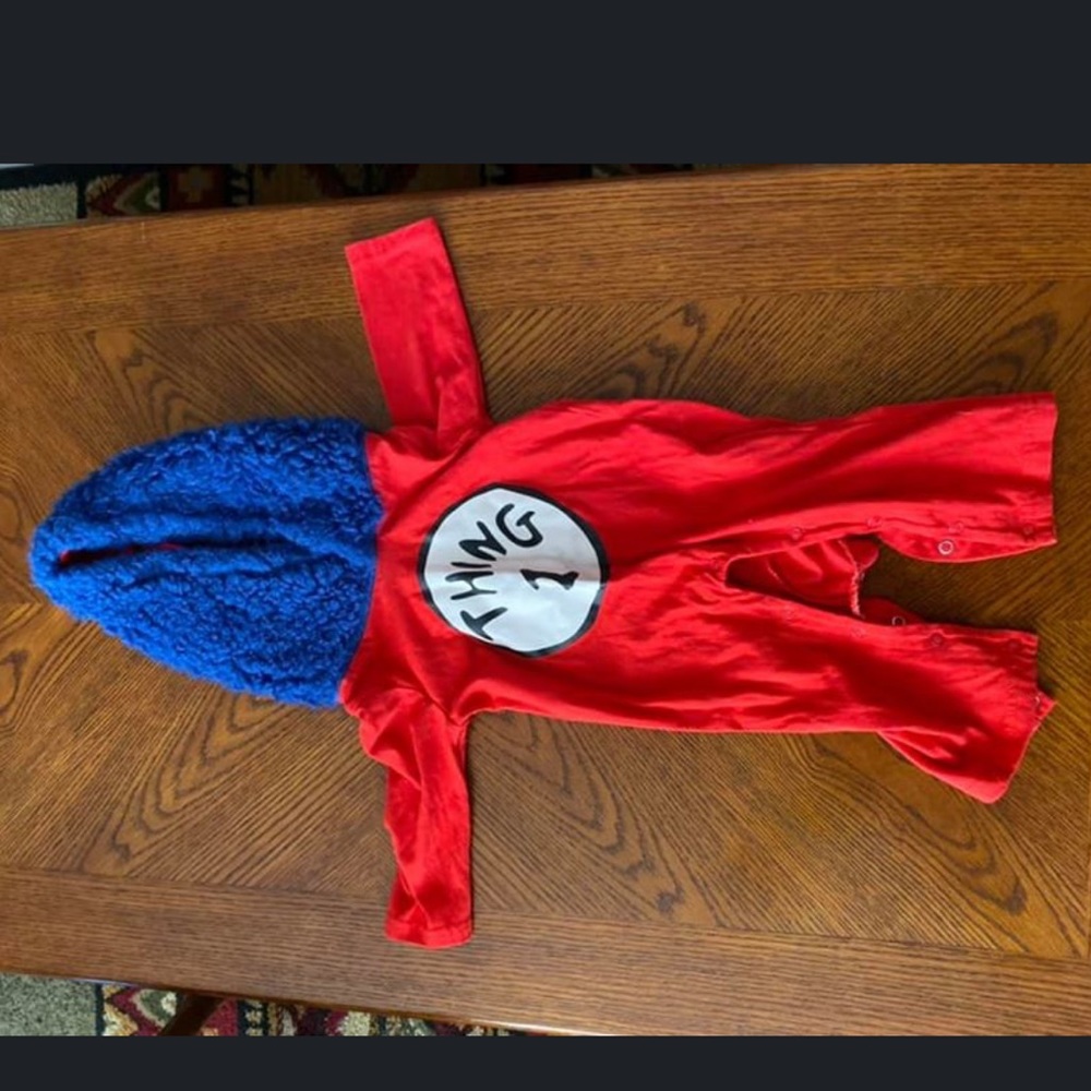 Thing 1 Dr. Seuss Costume! Size 6-12 months!